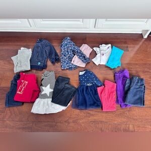 Toddler girls 24 months 2T clothes bundle outfits lot